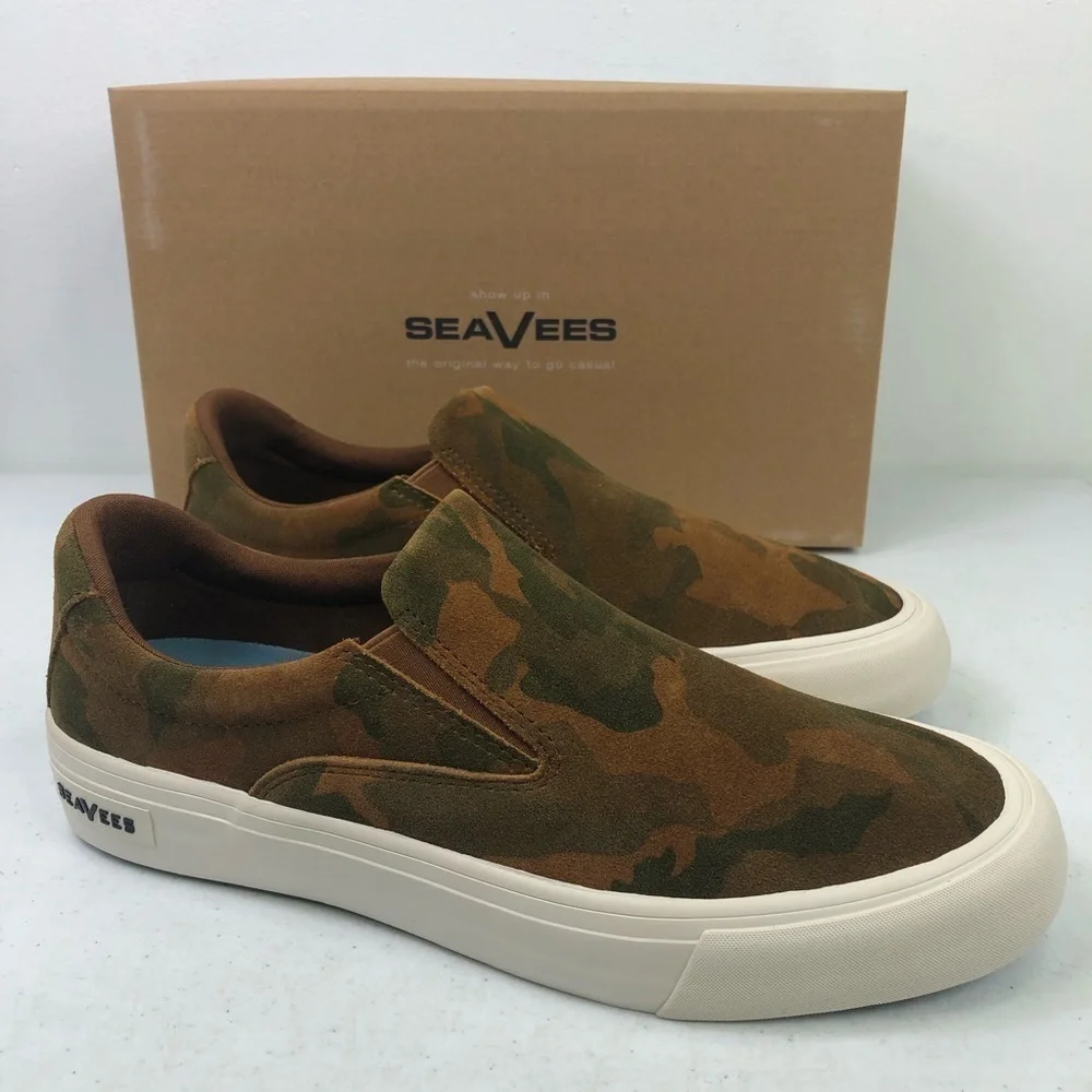 SEAVEES Hawthorne Desert Camo Slip On Sneakers